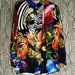 Vibrant Animal Print Shirt